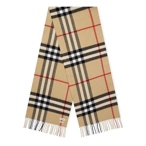 burberry giant icon cashmere scarf|burberry cashmere check scarf beige.